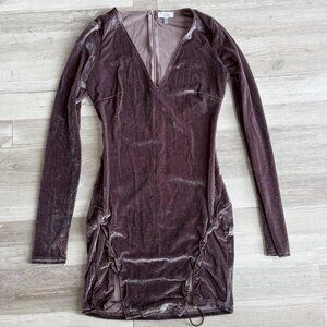 Tobi Velvet Mini Dress Size XS